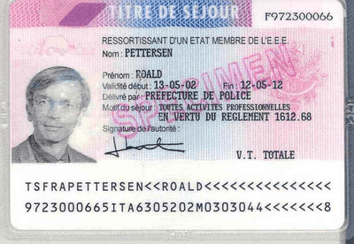 want buy a document online? how about a french residence permit